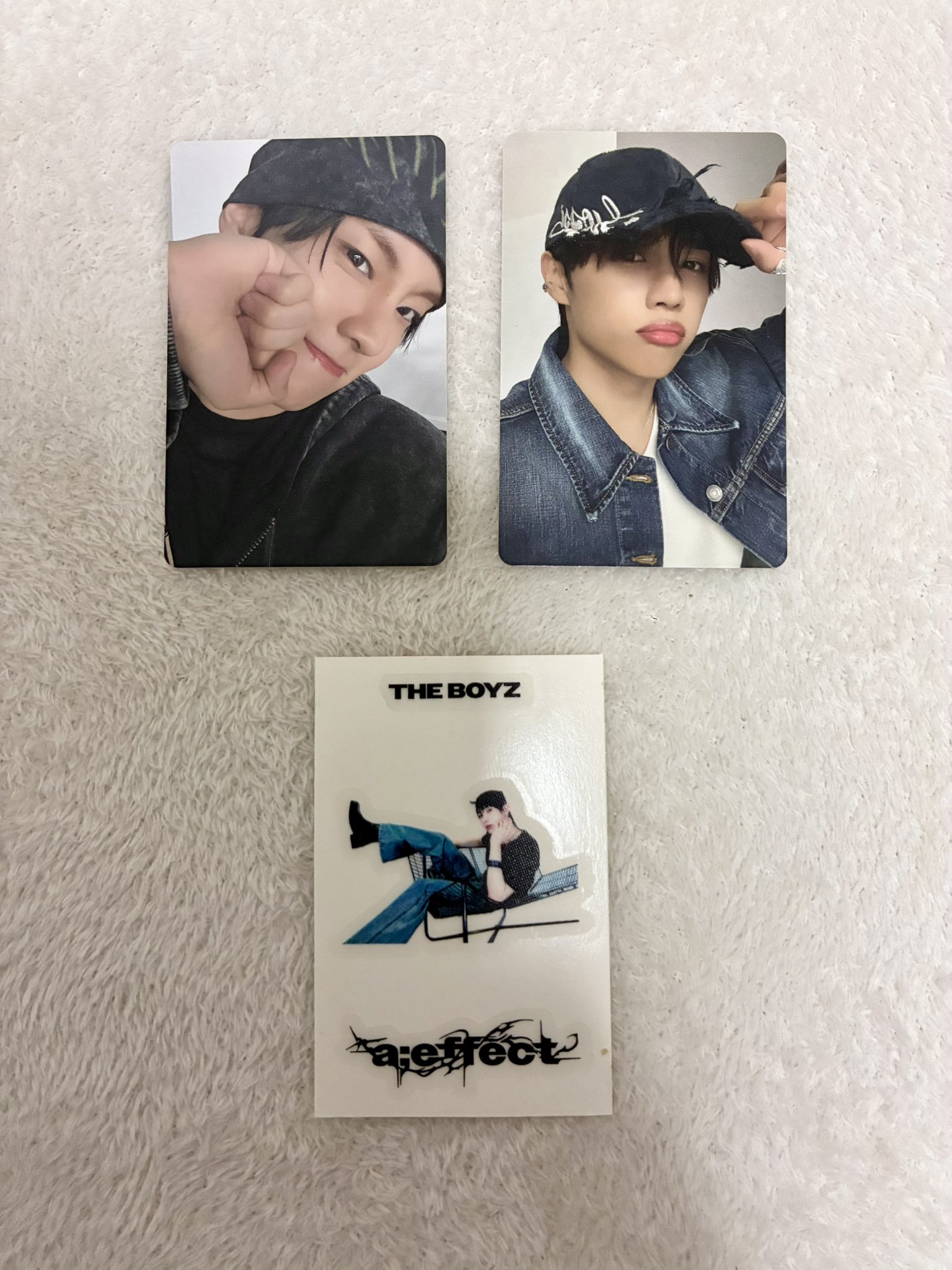 THE BOYZ ドボイズ ボールキャップのポラロイドトレカ ヒョンジェ THE BOYZ ドボイズ ヒョンジェ トレカ ピクチャーチケット