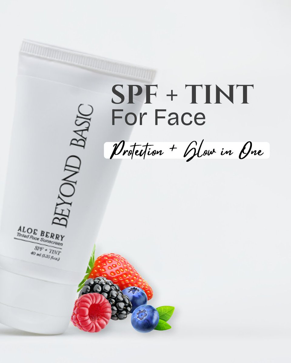 beyondbasicteam's tweet image. Why we made the Beyond Basic Tinted Face Sunscreen → because sunscreen should protect &amp;amp; enhance✨

☀️Broad spectrum
🎨Tinted, evens skin tone
💨Lightweight mousse texture
💡Sunscreen + base in 1
One step. All-day protected, fresh skin.
#BeyondBasic #SunscreenSimplified