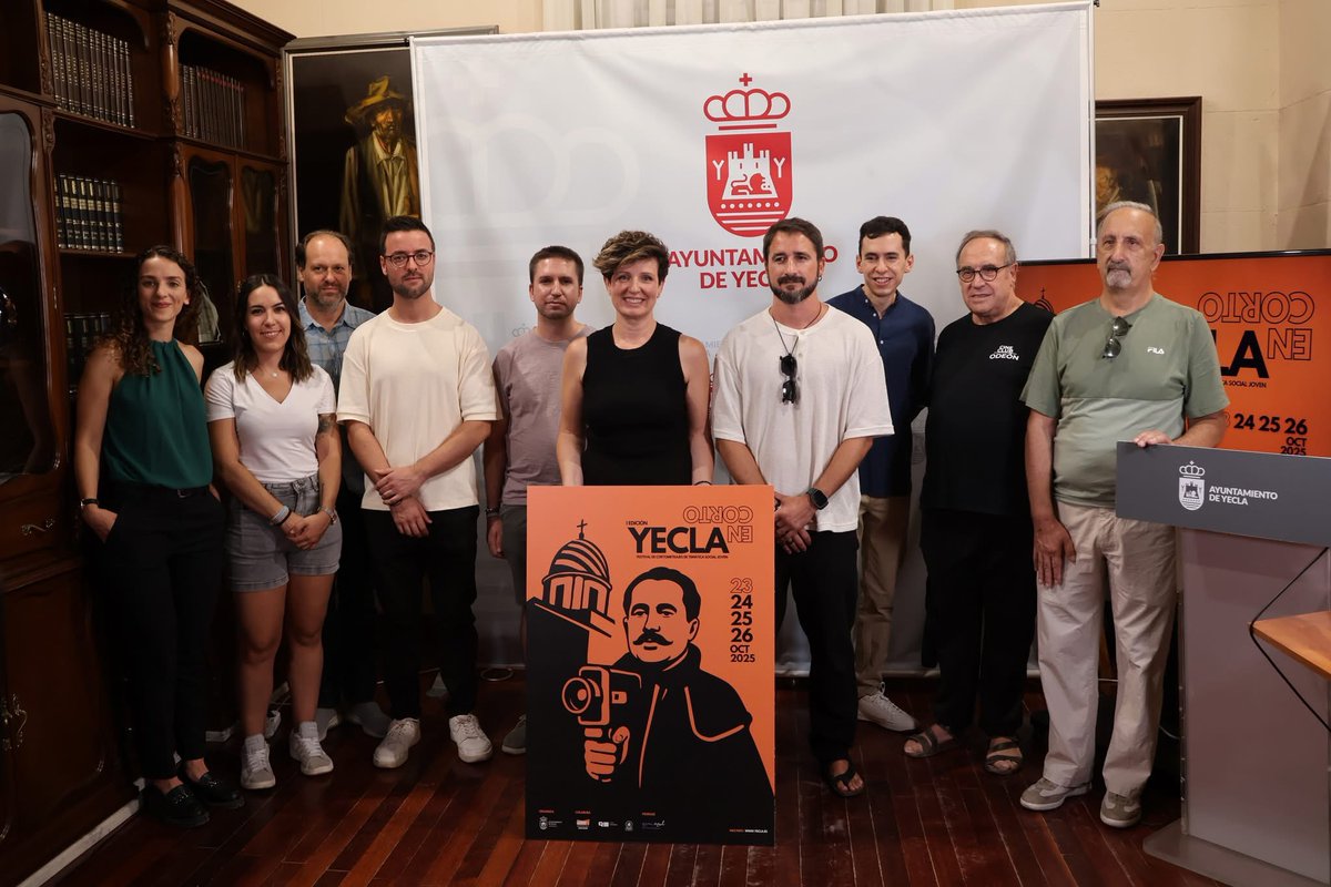 I Edición de 'Yecla en Corto', Festival de cortometrajes de temática social joven.

Del 23 al 26 de octubre, Yecla acogerá este Festival de ámbito nacional que apuesta por el cortometraje como motor de reflexión social y participación juvenil.