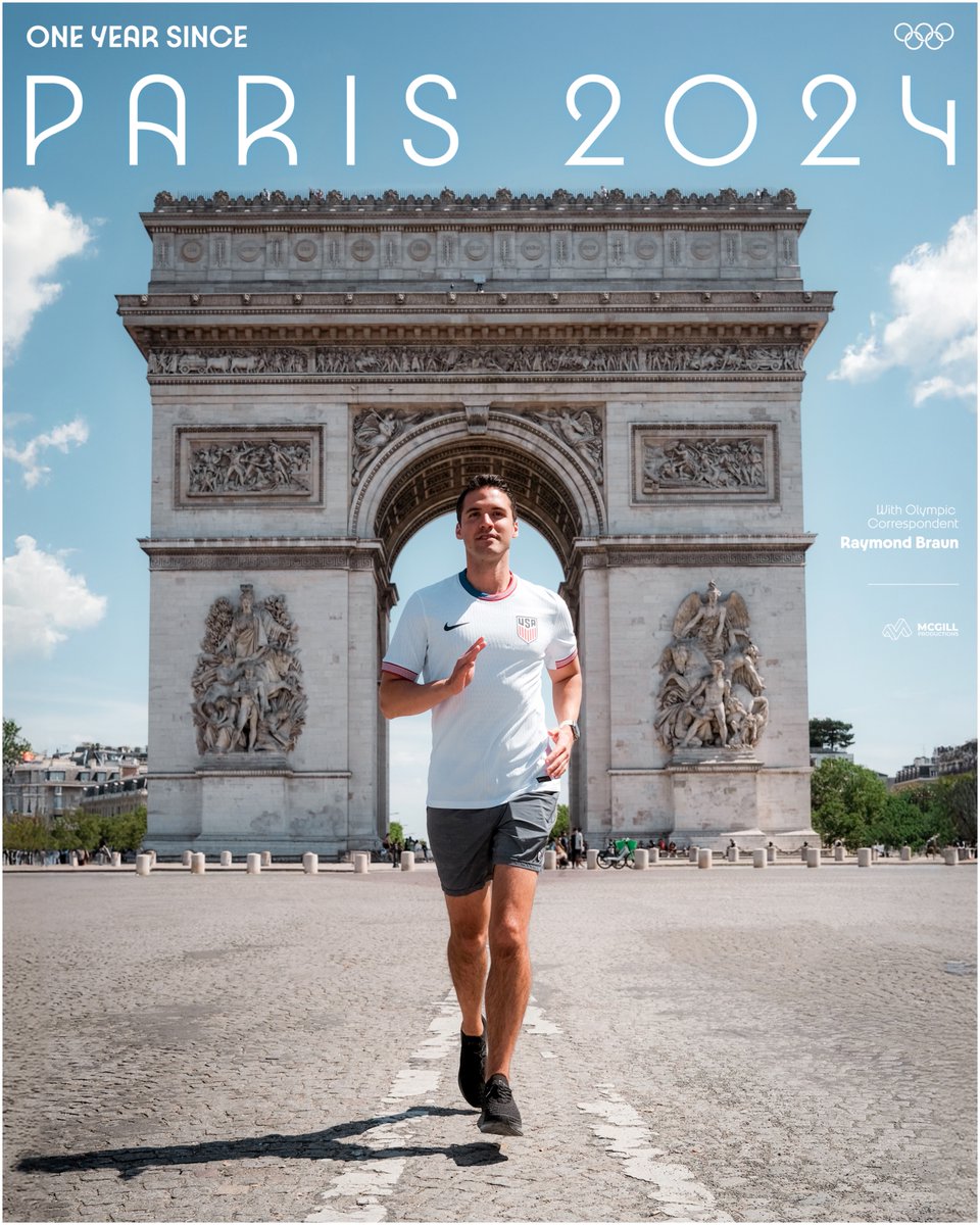 McGillProd's tweet photo. One year ago, we were at the Paris @Olympics  , capturing @raymondbraun in conversation with athletes competing at the games.

Focussed on the importance of health and well-being and the pressures of competing on the world stage, we filmed athletes like @arianaramsey_  , Mitchell Saron , and @ChrisNilsen2  (among others), as they outlined their strategies for mental preparation and dealing with the rollercoaster of success and defeat.

We also ran the Marathon Pour Tous, an overnight race on the official Olympic marathon course with 20,000 people, speaking to attendees about their reasons for running.

It was fascinating to hear athletes speak in personal terms about the difficulties they face.