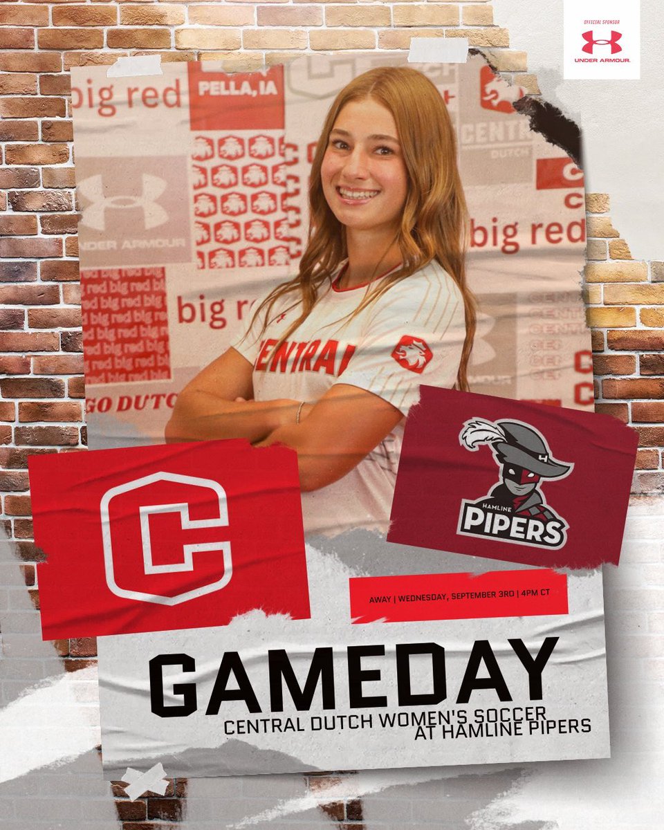 CentralWSoc's tweet photo. Matchday 3.

📅: Wednesday, September 3rd
🆚: Hamline University
📍: Pat Paterson Field (St. Paul, MN)
⏰: 4pm CT
💻: MIAC Sports Network

#GoDutch 🔴⚪️ https://t.co/kSDqJobRxz