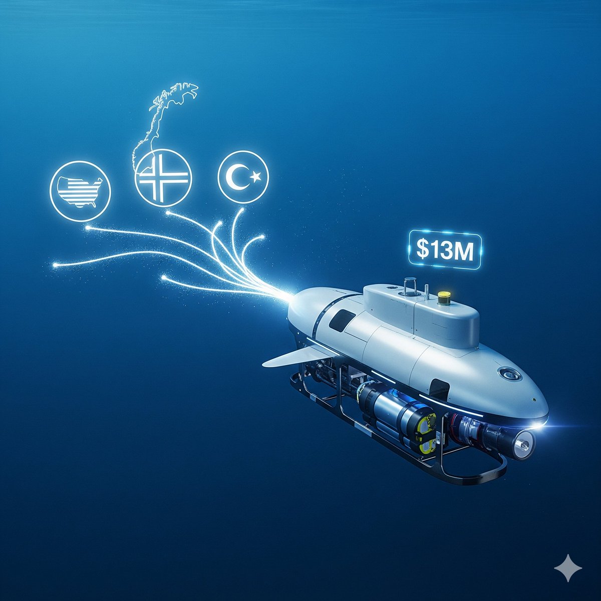 PubNasdaq's tweet image. 🚨Kraken Robotics ( $KRKNF), SAS sonar sistemleri ve denizaltı bataryaları için ABD, Norveç ve Türkiye'den toplam 13 milyon dolar değerinde yeni siparişler aldı. 🌊 Bu siparişler, şirketin denizaltı teknolojisindeki güçlü konumunu gösteriyor.

#KrakenRobotics #Teknoloji #Savunma