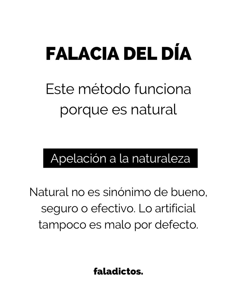 Por un mundo más racional.