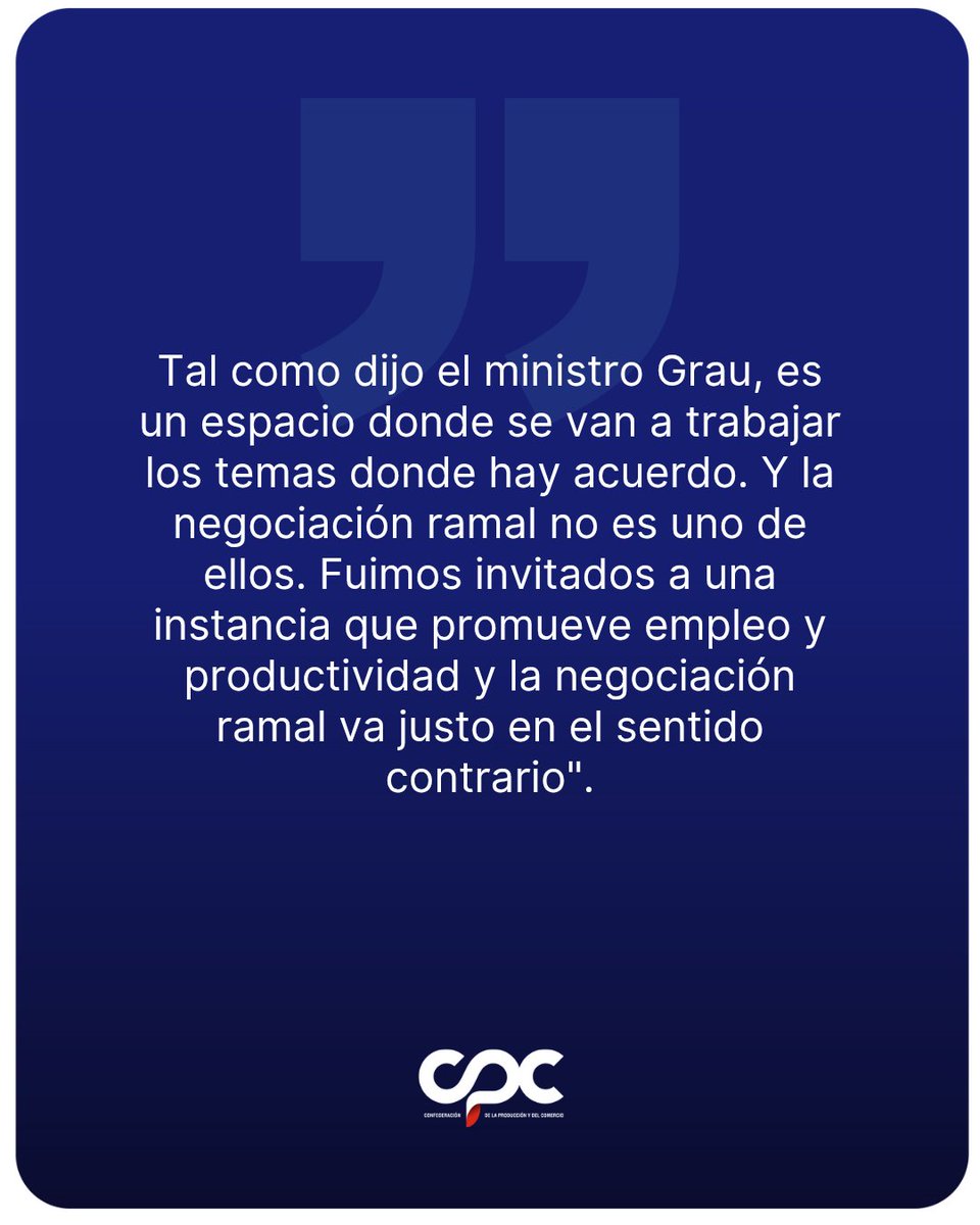 CPCchile's tweet image. La presidenta de la CPC @susanajimenezs fue clara: la negociación ramal no es el camino.
Chile necesita más empleo, productividad y formalidad, no medidas que afecten a las pymes con más desempleo e informalidad.
#CPC #Empleo #Productividad #Inversión