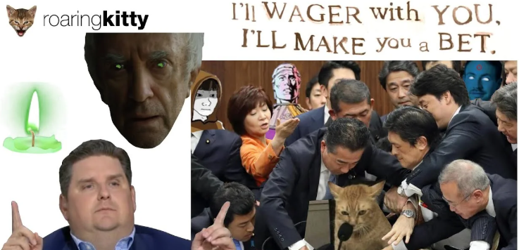 Japan's 30-year bond just ripped to all-time highs. It's almost as if Roaring Kitty is going to win his wager.....