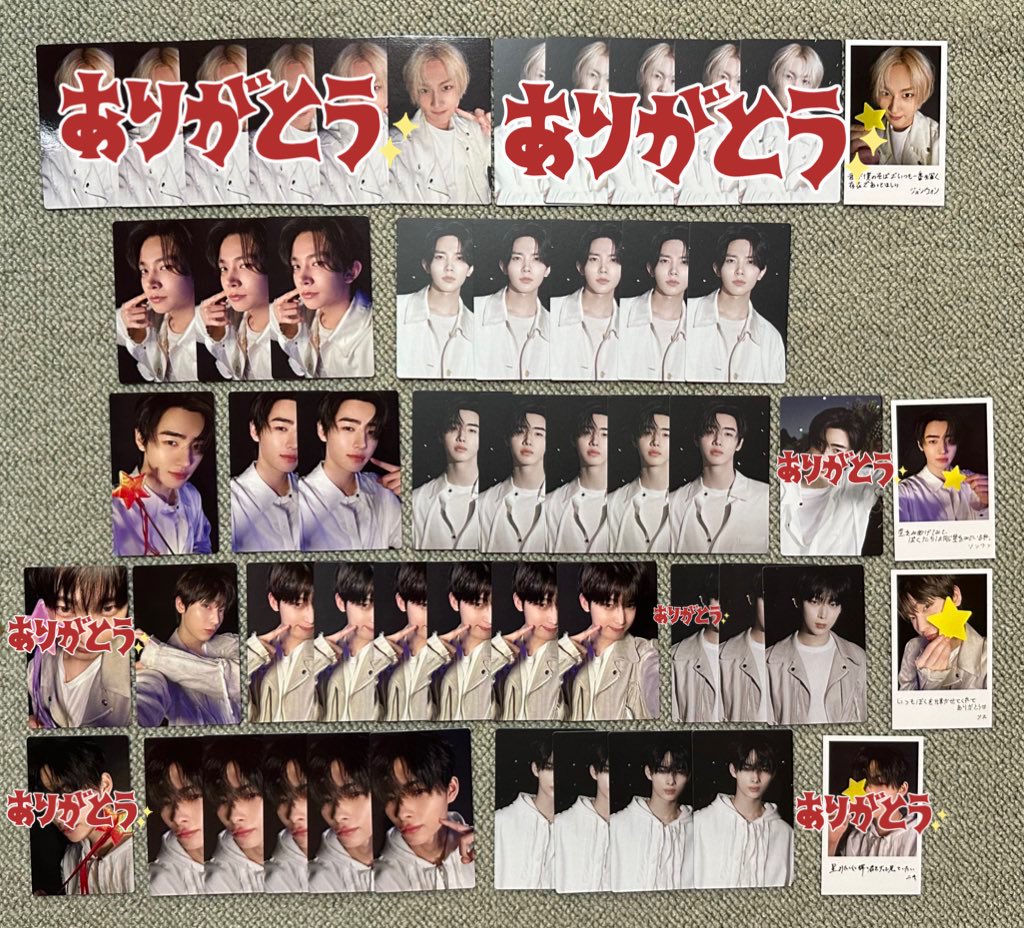 JAY04200624's tweet photo. enhypen 宵　交換　unleash トレカ　特典　

譲(写真1枚目) 

求ジェイ、ジェイク(枚数分)

異種交換⭕️
物によりn:1可能です！！

まとめて交換可能な方を探しております🙇‍♂️

郵送のみ📮

条件が合う方がいらっしゃいましたらお気軽にお声がけください！！ https://t.co/RCILkRihd6