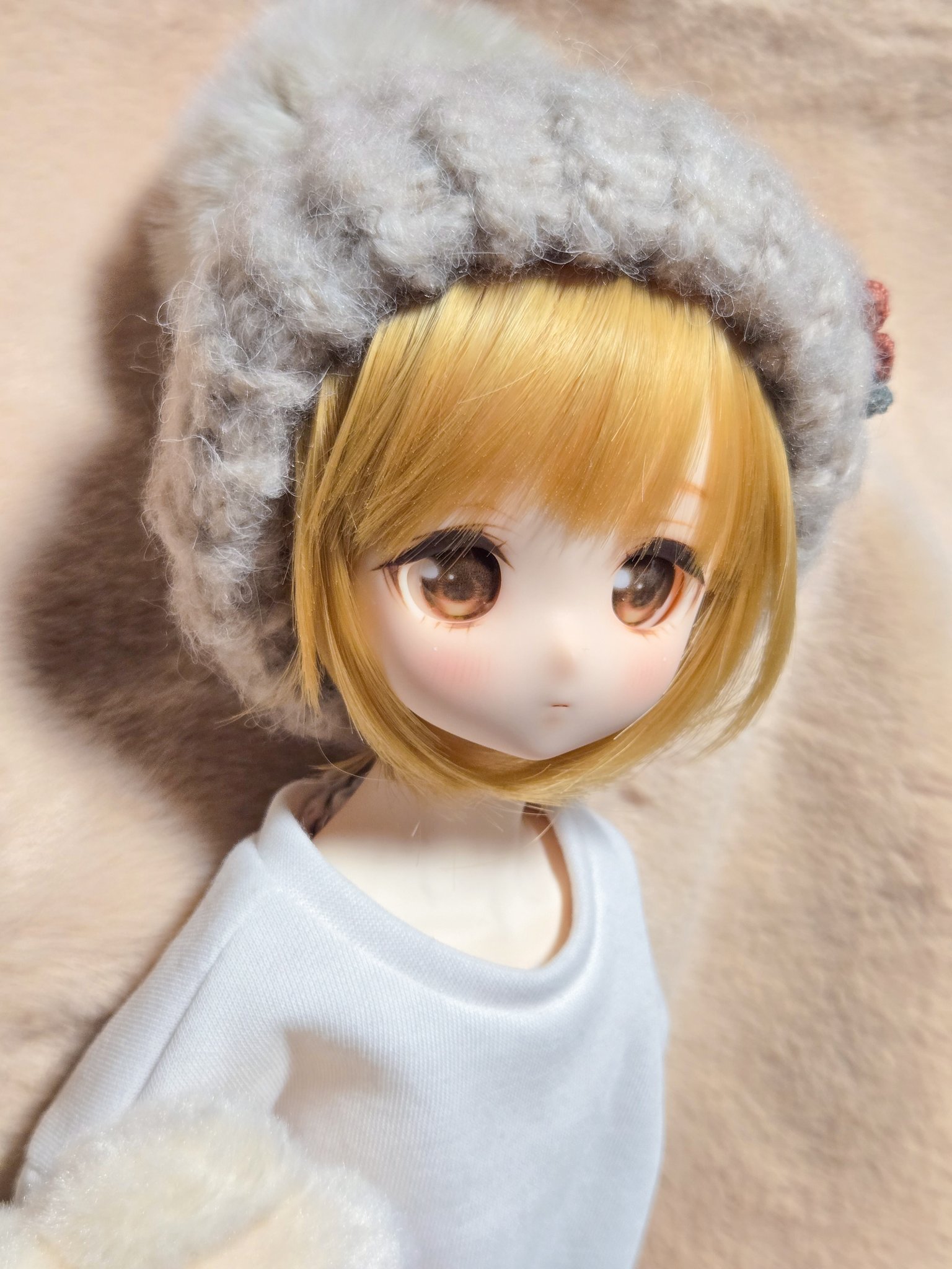 ʕ•̀ω•́ʔ✧くま様　オーダー専用ページ 10.【9月イラストペーパー】ホワイト/クマちゃんとお茶時間