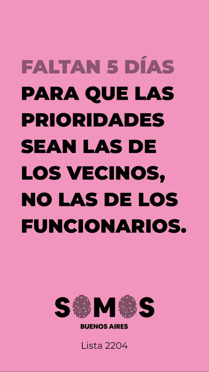 SOMOS la alternativa !!!
El domingo votamos la  lista 2204 !!!