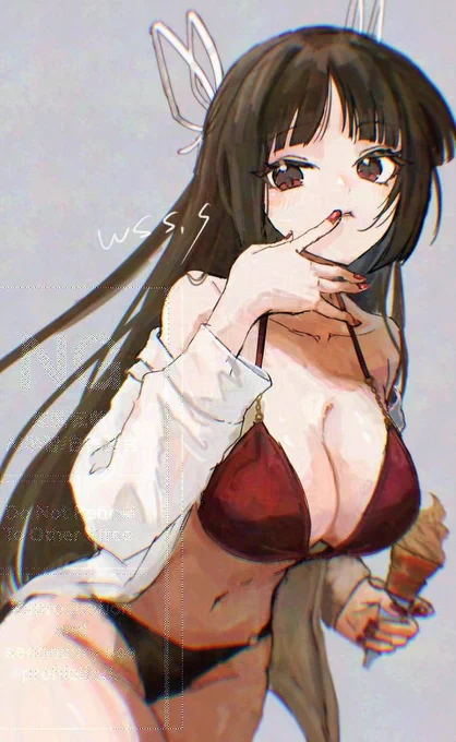 水着飛鷹 #艦これ