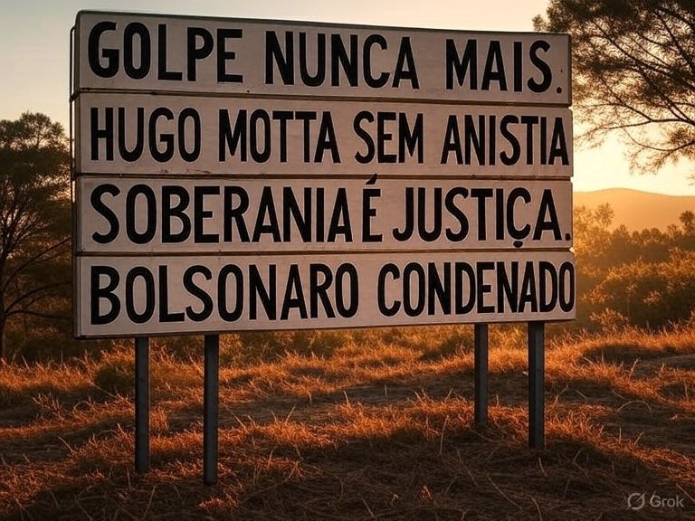 Bom dia, compas!

🚨ATENÇÃO para as tags de hoje:

GOLPE NUNCA MAIS 
HUGO MOTTA SEM ANISTIA 
SOBERANIA É JUSTIÇA 
BOLSONARO CONDENADO

Consigo 300 RTs aqui?

Boraaaaaaaa