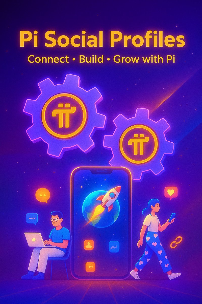 🚀💬 Pi Social Profiles Are LIVE! 💬

🌐 Connect • Build • Grow with Pi 

👥 Create your Pi Social Profile
🤝 Connect with Pioneers worldwide
📈 Grow your network &amp; opportunities
📱 Power your Web3 journey with Pi

💬 Drop your Pi Social Profile &amp; Connect with others 🤝🚀

🔔