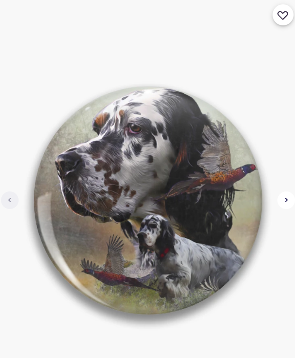 DesignedSo24526's tweet image. English Setter , pheasant hunting season Pin
redbubble.com/i/pin/English-…

.

.
.
#setter #setterlove #englishsetter #volleyball #DogLovers
