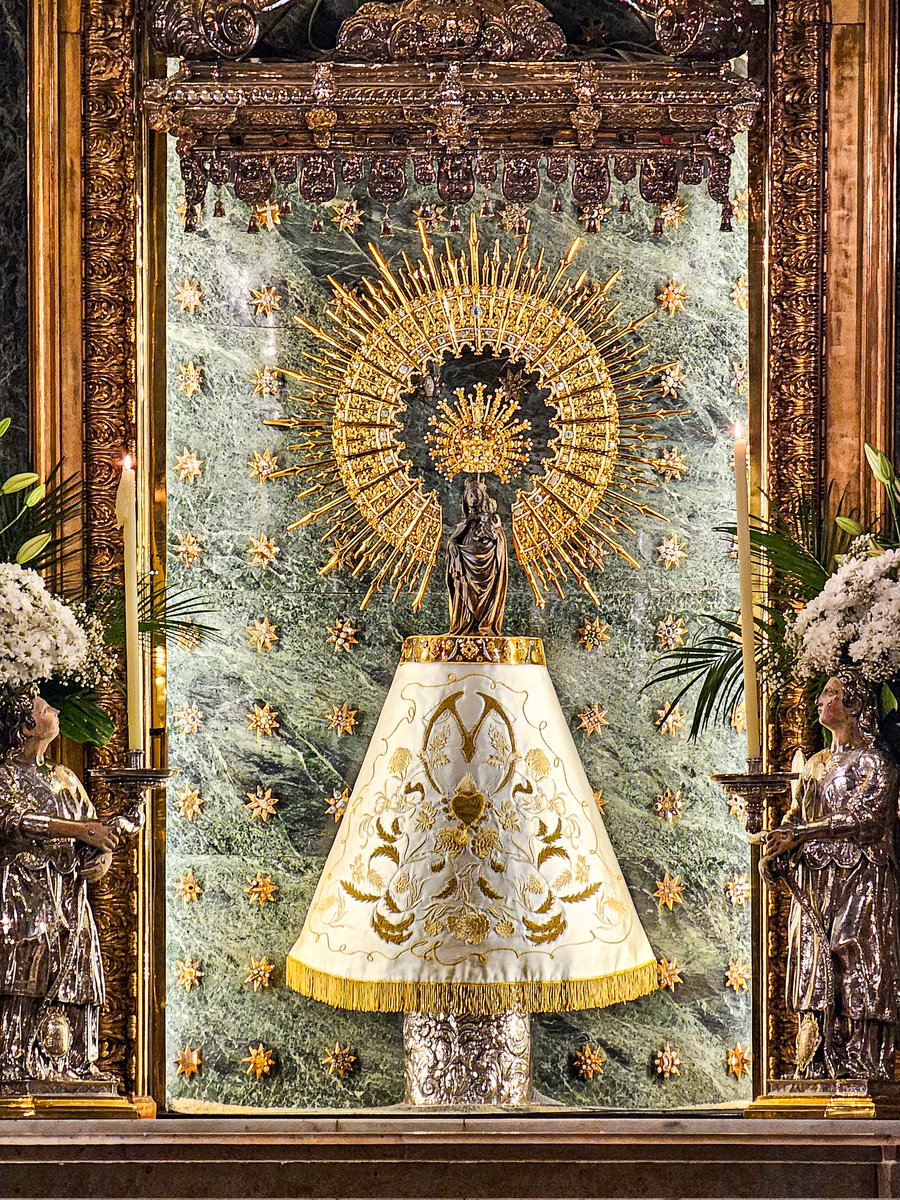 La Virgen del Pilar hoy en Zaragoza