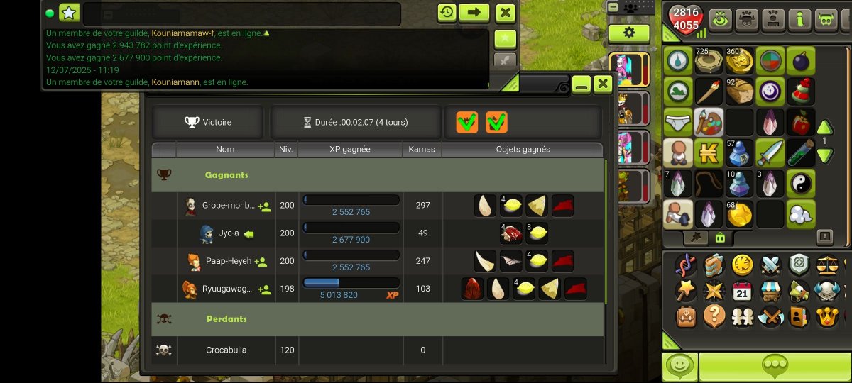 paapheyeh's tweet image. Mes quelques Drops de Dofus depuis mes débuts sur Dofus Touch : 

Vulbis (~500 captures), avec 342/348/305/534 de PP, donc très chanceux
#dofustouch #dofus #drop