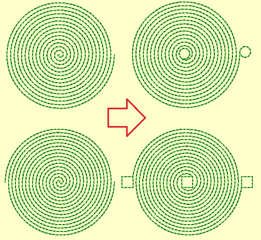 ProelSoftware's tweet image. News MILLENNIUM X:
It will soon be possible to convert a spiral into an run-stitch so that the development curve can be modified as needed. #embroidery #embroiderysoftware