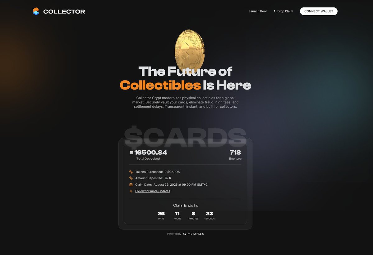 sjdedic's tweet image. The beautiful success story of @Collector_Crypt.

Our journey with them began in January 2024, when we first spoke with @TuomHolmberg and @JoeMunnsHK about an investment.

At first, it looked like a toy and an extremely niche market, so we were skeptical about its potential to…