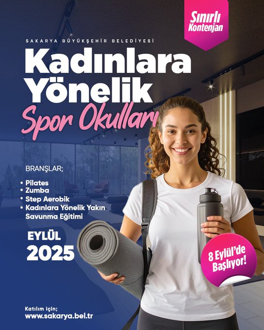 Sakarya’da Kadınlara Yönelik Spor Okulları Başladı