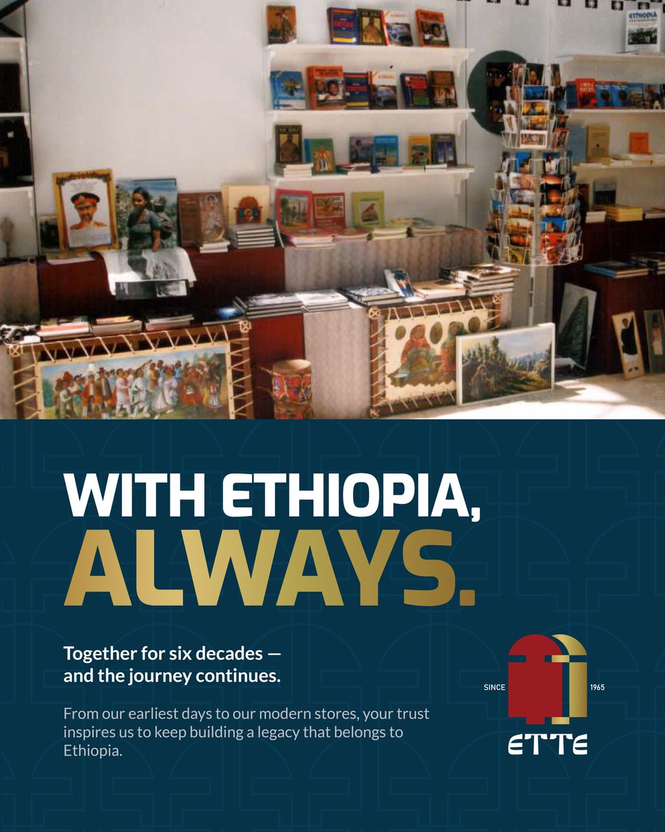ETTEDutyfree's tweet photo. Together for six decades
And the journey continues.
#ETTE60 #TogetherWithYou #EthiopianLegacy #ETTEshops https://t.co/7kPVMWwSLH
