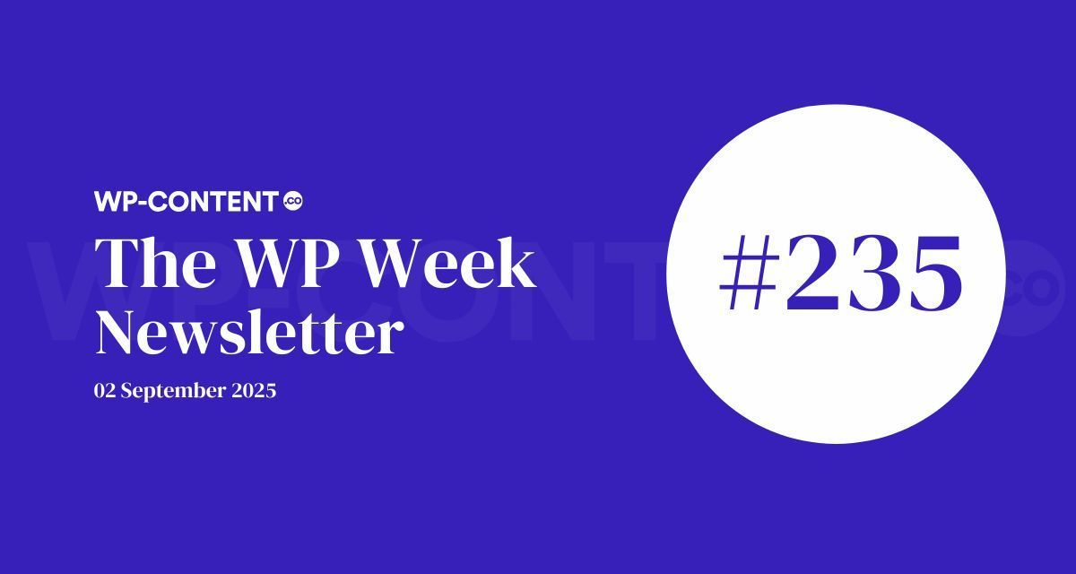 Latest WordPress News🥳

🔥 WazChat now available
🚀 <a href="/ActivityLog/">Activity Log Pro</a> Pro launched
⚡ CiaoCliente by <a href="/heypasquale/">Pasquale</a> launching soon
✨ BlaBlaBlocks Tabs Block by@lubusIN
🤩 Displace CLI by <a href="/EricMann/">Eric Mann</a>
🎊 Simpull now live
👏 Cimo plugin by <a href="/bfintal/">Benjamin Intal</a>

wp-content.co/newsletter/arc…