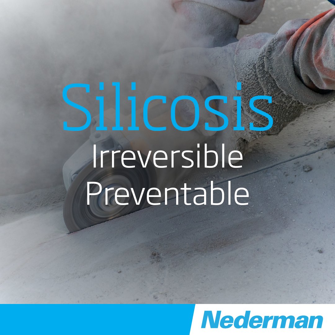 Silicosis is an irreversible lung disease caused by breathing in fine silica dust.

The cure? There isn’t one.

The prevention? 100% possible with proper dust control.

📖 Learn more: nederman.com/en-gb/knowledg…

#thecleanaircompany #silicosis #dust #healthsafety