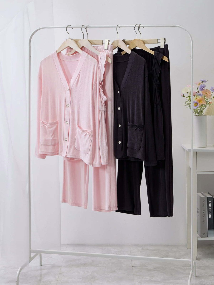 ルームウェア3点セットの新作登場💐／ 今回もショートパンツとロング