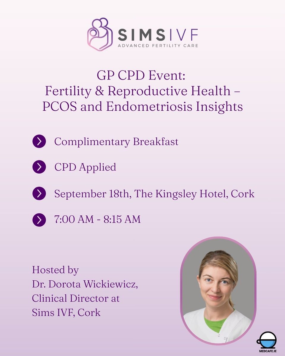 Calling All GPs and Healthcare Professionals! 🩺
Join us on Sept 18th from 7.00 AM - 8.15 AM at The Kingsley Hotel for a CPD event with Dr. Dorota Wickiewicz for:
◽ Free breakfast
◽ Networking
◽ Insights on PCOS &amp; Endometriosis
Register: ow.ly/Tr1t50WQ5SH