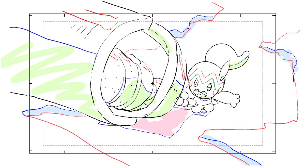 ◥◣#アニポケ マニア◢◤

第109話よりドットの #ナカヌチャン の原画をご紹介🎨

常に良い鉄くずを探して立派なハンマーに
鍛えあげているナカヌチャン！

ハンマーさばきも日々、上達しています♪

アニポケは毎週金曜よる6時55分～
テレ東系にて放送中
※一部地域では放送日時が異なります