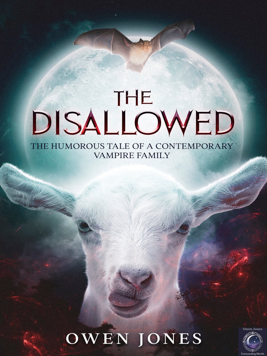 Bu:  "The Disallowed - The humorous story of a contemporary vampire family!" on @Gumroad owenjones.gumroad.com/l/arouzk 
#satire #contemporaryfiction #occult  #Supernatural #metamorphosis #visionaryfiction