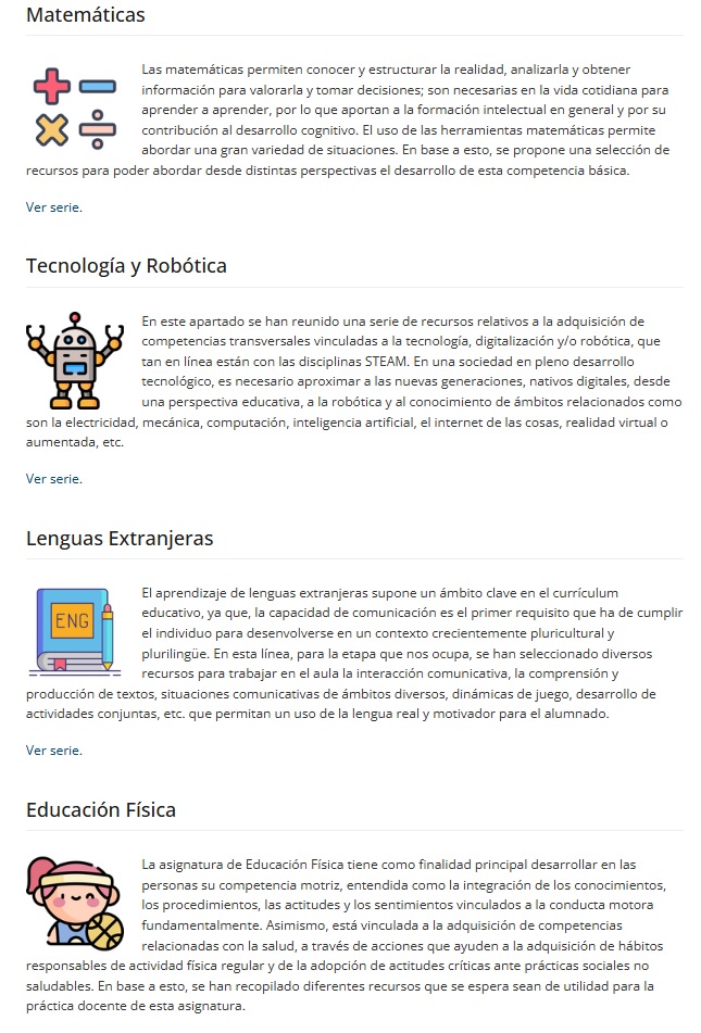 Continuado con la #VueltaAlCole👨‍🏫 en la Librería del <a href="/educaciongob/">Ministerio de Educación, FP y Deportes</a> en el apartado de  #Recursosdocentes  de nuestra WEB encontraréis materiales para trabajar en el aula de #EducaciónPrimaria organizados  por materias 🔝#Primaria 💡#ideasparaclase  👀acortar.link/bDHYFx