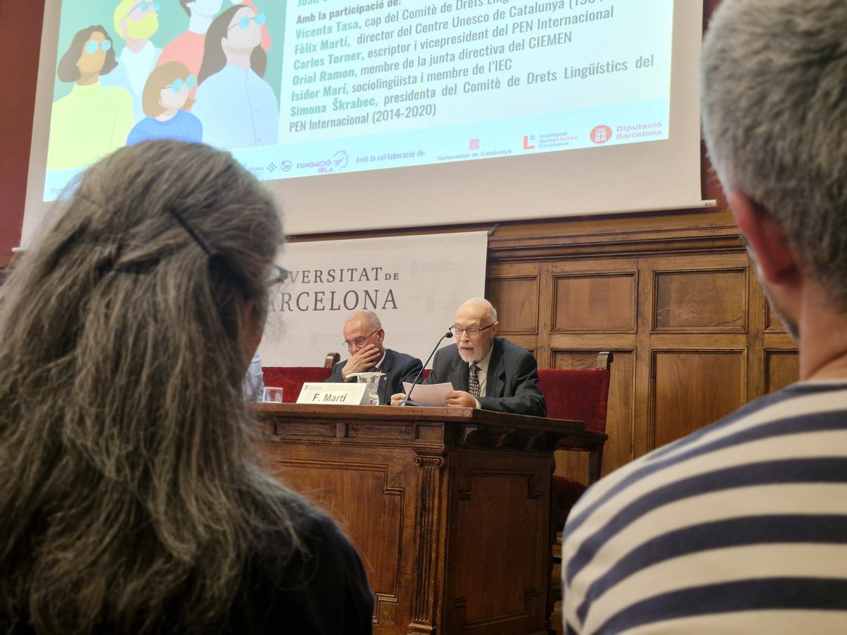 PEN Català (@pencatala) on Twitter photo Lamentem profundament la mort de Fèlix Martí, filòsof i professor. Va fundar i presidir el Centre UNESCO de Catalunya, des d'on va participar en l'aprovació la Declaració Universal dels Drets Lingüístics, sent un dels  encarregats de portar el text a l’ONU. Lamentem profundament la mort de Fèlix Martí, filòsof i professor. Va fundar i presidir el Centre UNESCO de Catalunya, des d'on va participar en l'aprovació la Declaració Universal dels Drets Lingüístics, sent un dels  encarregats de portar el text a l’ONU.