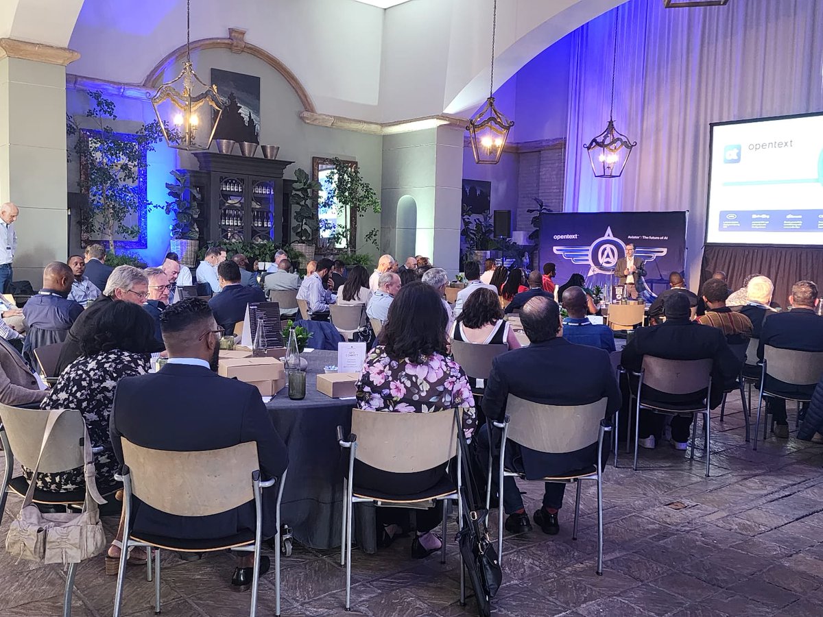 It’s all about the partners! 🚀 

<a href="/OpenText/">OpenText</a> Partner Day Africa 2025 is live in Johannesburg – a full day of insights, collaboration &amp; innovation with the partner ecosystem.

#OpenText #PartnerDay #AI #Cloud #Innovation #DigitalTransformation #Cybersecurity #TechLeadership #Chiief