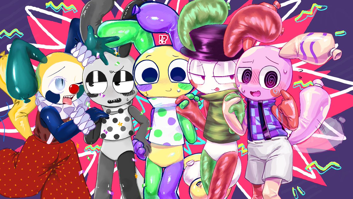 Big Looey collab with my besties!🎈❤️💥
#dandysworld