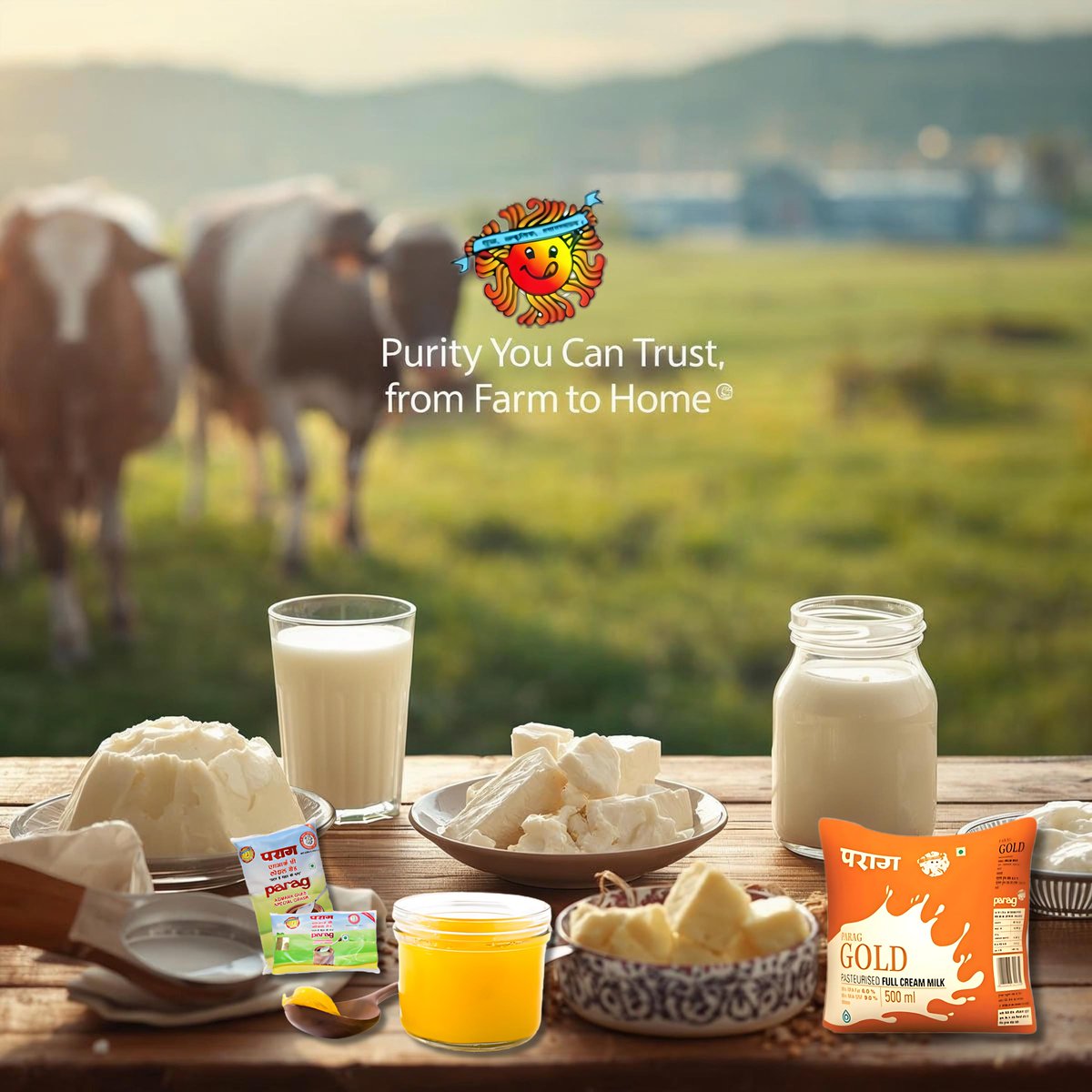 🥛✨ “UP की पहचान – शुद्ध पराग दूध”
हर सुबह की शुरुआत पराग के साथ,
👉 शुद्धता, ताज़गी और सेहत का साथ।
पराग – फार्म से घर तक आपकी थाली में खुशियाँ भरता हुआ। 💛

Visit Us -  instagram.com/paragmilkup/

#पराग #UPSeFarmToHome #ShuddhDoodh