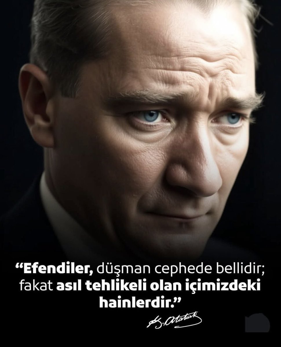 Allahın rahmeti üzerinde olsun büyük #Atatürk  nasılda ileriyi görmüş….