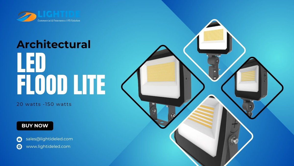 Brighten up your spaces with our LED Flood Lights! 🌟 Perfect for architectural lighting, they boast 140 LPW, adjustable wattage &amp; CCT, multiple mounting options, and a solid 5-year warranty. Quality lighting made easy! 💡 #LEDLighting #FloodLights" lightideled.com/product/outdoo…