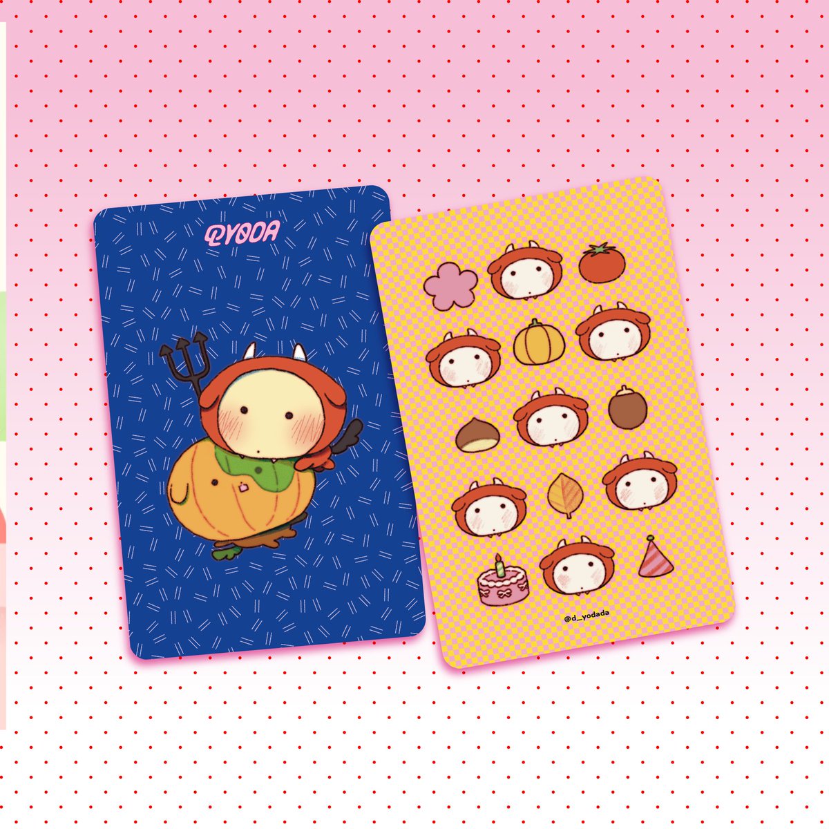 들요다가 참여한 포토카드 도안입니다💖
실물 사진 받았는데 넘넘 귀여워요...>.</!