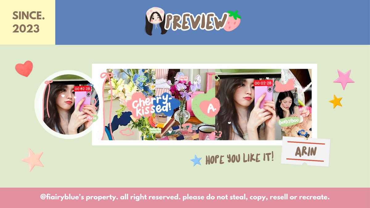 🎀⭐ help  repost  my  tweet !

haloo! aku mau kenalin anak baruku— CHERISE 🍒🩷 boleh dibantu ospeknya yAa ദ്ദി •⩊• ) !   aku harap yg satu ini bisa banyak dapat cinta dari teman-timun sekaliann🥺🫶🏻 kalo ada yg gak aman boleh kabari aku okayy? makacii<3

#zonauang  #zonaba