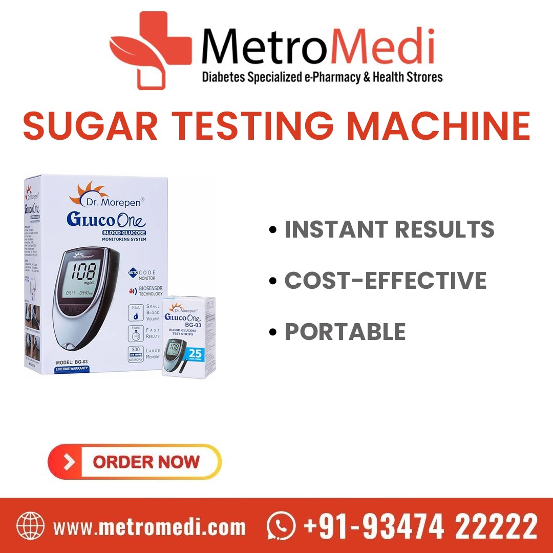 MetroMedi1's tweet image. Take control of your health with our reliable sugar testing machine! 📷

𝐁𝐨𝐨𝐤 𝐎𝐧𝐥𝐢𝐧𝐞 𝐆𝐞𝐭 𝐅𝐚𝐬𝐭 𝐃𝐞𝐥𝐢𝐯𝐞𝐫𝐲
𝐰𝐞𝐛𝐬𝐢𝐭𝐞 📷: metromedi.com
𝐂𝐨𝐧𝐭𝐚𝐜𝐭 📷: 𝟗𝟑𝟒𝟕𝟒 𝟐𝟐𝟐𝟐𝟐

#SugarTesting #DiabetesCare #HealthMatters #BloodSugarCheck