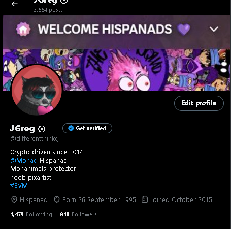 differentthinkg's tweet photo. 800 Followers.

Im really proud of achiving this goal, The journey has been really fun and im still in shock we went through the 700s incredibly fast

Love to my Hispanad community and YOU guys for all the support💜

We aint stopping and were going to the big 1K for @the10kSquad https://t.co/1DwKOeEyPF