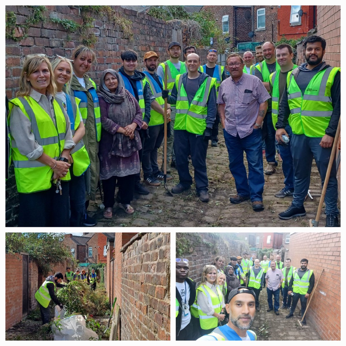 The Forgotten St project, aims to revitalise old community spaces. This one took place in the ginnel between Chatsworth and Sunnybrow Rd. Thanks to  volunteers <a href="/dealerauction1/">Dealer Auction</a> <a href="/mitie/">Mitie</a>
and some positive conversation with residents to help sustain. 
<a href="/CllrJulieReid/">Julie Reid</a> <a href="/JohnHughes55/">John Hughes</a>