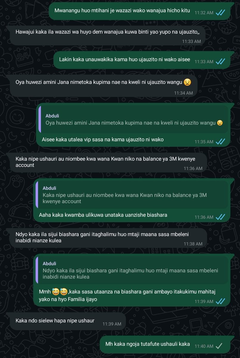 Mwanetu ana 3M kwenye account na yupo na msala anaomba ushauli biashara gani itamfaa kwa huo mtaji..