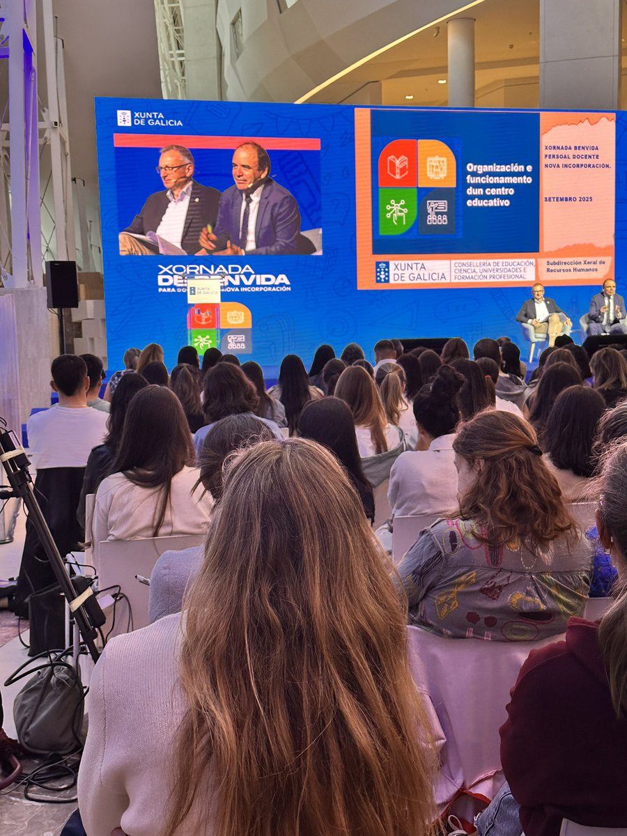 📌 A seguinte intervención da Xornada de Benvida céntrase nas instrucións de principio de curso e no funcionamento xeral dun centro educativo.
Información clave para contextualizar a práctica docente e integrarse na dinámica organizativa dos centros da <a href="/Xunta/">Xunta de Galicia</a> 

#BenvidaDocente