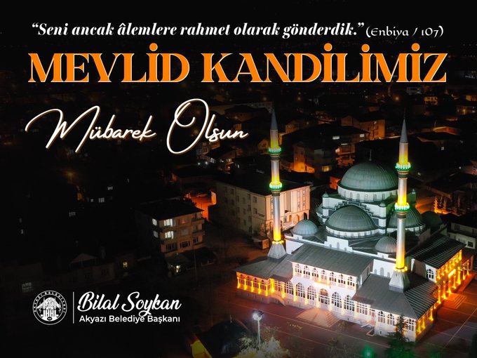 Mevlid Kandili’nde Barış ve Huzur Dileyelim