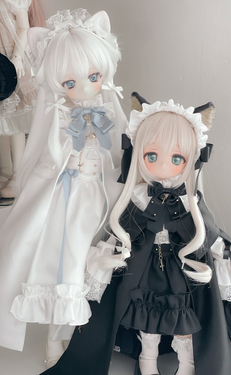 ディーラー様カーテンエプロンメイド服浅葱×ピンク CALULUさま MDD用