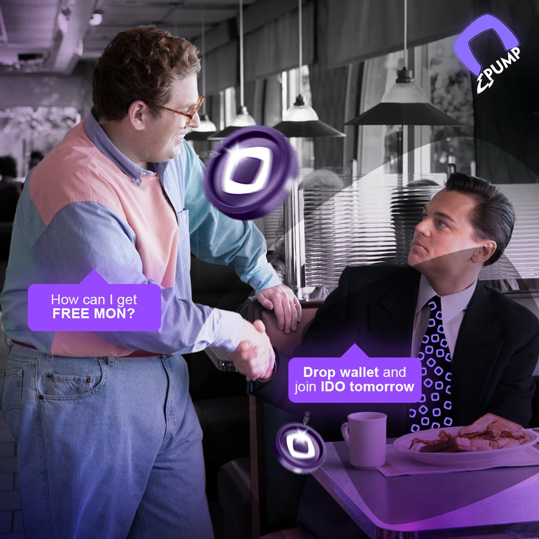 👀 Want FREE $MON? RT 🔁 + drop your wallet 💬 and be ready for tomorrow’s IDO with MON cashback 💜

#Monad #MON #IDO #MonadPump