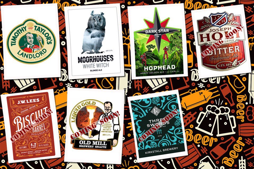 On the bar today!
Beer Board: goo.gl/fTHz9d
<a href="/TimothyTaylors/">Timothy Taylor's Brewery</a> <a href="/Moorhousesbrew/">Moorhouse's Brewery</a> <a href="/Darkstarbrewco/">Dark Star Brewing Co</a> 
#RealAleFinder
@boltonCamra