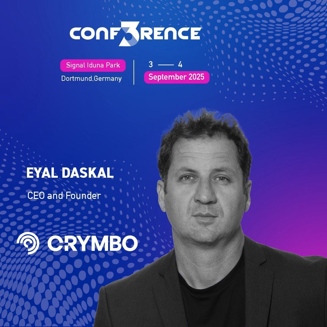 CrymboTech's tweet image. Excited to announce that CRYMBO has been selected to present at @conf3rence in Dortmund.
We’re bringing our vision of a decentralized identity layer – the SWIFT of Blockchain
If you’re around, let’s connect. Always happy to meet builders, investors, and partners pushing Web3…
