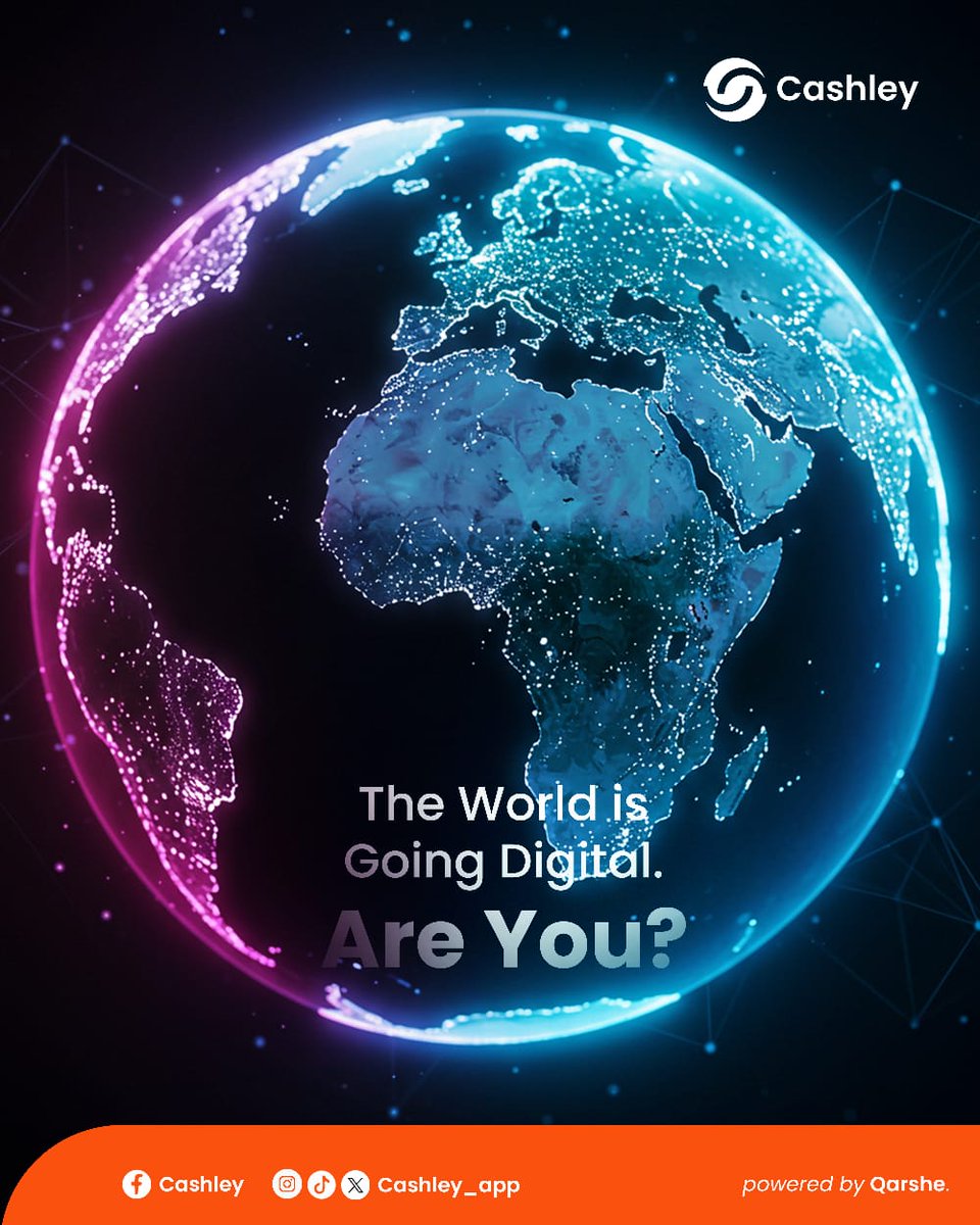 Cashley_app's tweet photo. 🌍 The world is going digital, and money moves faster than ever.
With Cashley, you don’t just keep up, you stay ahead. 🚀
Secure. Simple. Borderless.
#Cashley #GoingDigital #FintechFuture #DigitalPayments #CashlessAfrica #SmartMoney #FintechSolutions #BorderlessPayments https://t.co/177kthKK3C