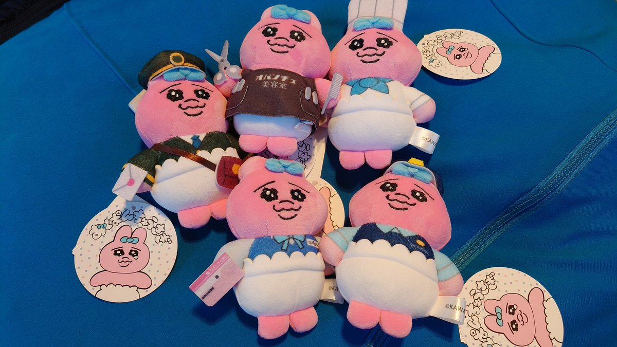 #おぱんちゅうさぎ　みなさまこんにちは(*‘ω‘ *)所用で行った出先で、運良く買えたでちゅ(●´ϖ`●)歯科衛生士さんが欲しかったですが、贅沢は言わないでちゅ( ´∀｀)