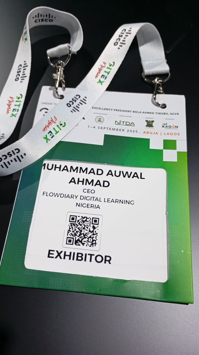 flowdiaryng's tweet image. Masha Allah 🥰❤️‍🩹

Day 1: #FlowdiaryInLagos 🎉

Flowdiary will be presenting its impacful AI innovations today 🚀🎊

Share to others ↗️

#FlowdiaryApp #LearnOnFlowdiary #GITEXNIGERIA #DigitalSkills #AI #innovation